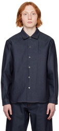 SOPHNET. Indigo Moisture-Wicking Denim Shirt