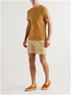 Frescobol Carioca - Lucio Cotton and Linen-Blend Jersey T-Shirt - Yellow