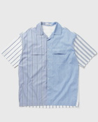 Jw Anderson Relaxed Fit Short Sleeve Shirt Blue - Mens - Shortsleeves
