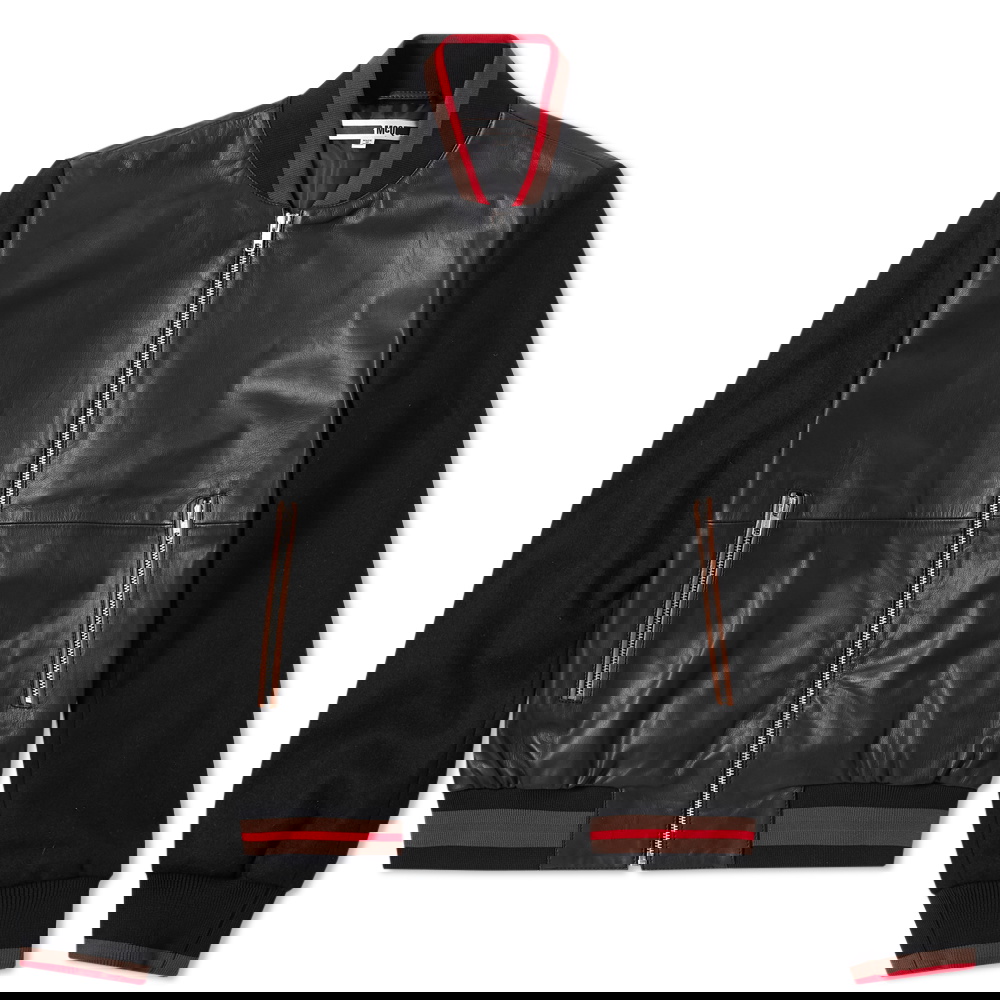 McQ by Alexander McQueen Soft Leather Varsity Jacket McQ McQ by Alexander McQueen Soft Leather Varsity Jacket McQ