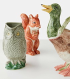 Bordallo Pinheiro Squirrel earthenware pitcher