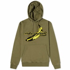 Maharishi Men's Warhol Banana Popover Hoody in Olive