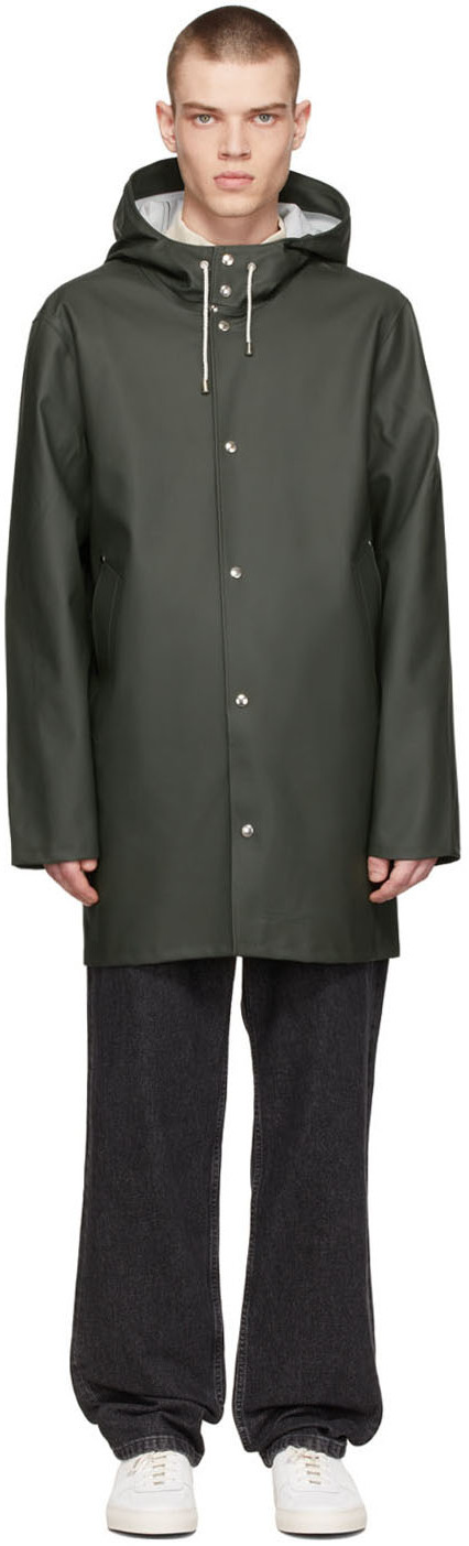 Stutterheim Green Stockholm Coat