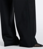 Róhe Wool and mohair wide-leg pants