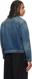Maison Margiela Blue 'Sportsjacket' Denim Jacket