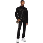 Versace Jeans Couture Black Logo Turtleneck