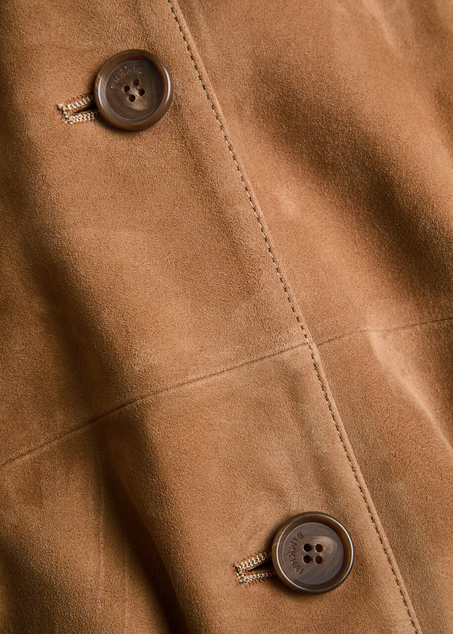 Simkhai Marley Suede Jacket Camel