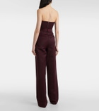 Alex Perry High-rise wide-leg pants