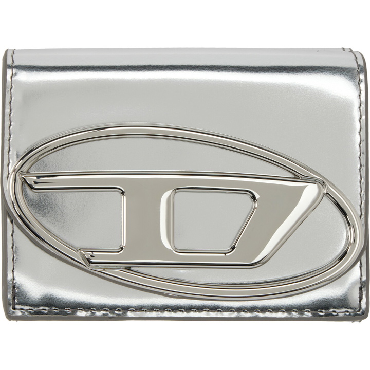 Photo: Diesel Silver 1dr Tri Fold Coin Xs Ii Wallet