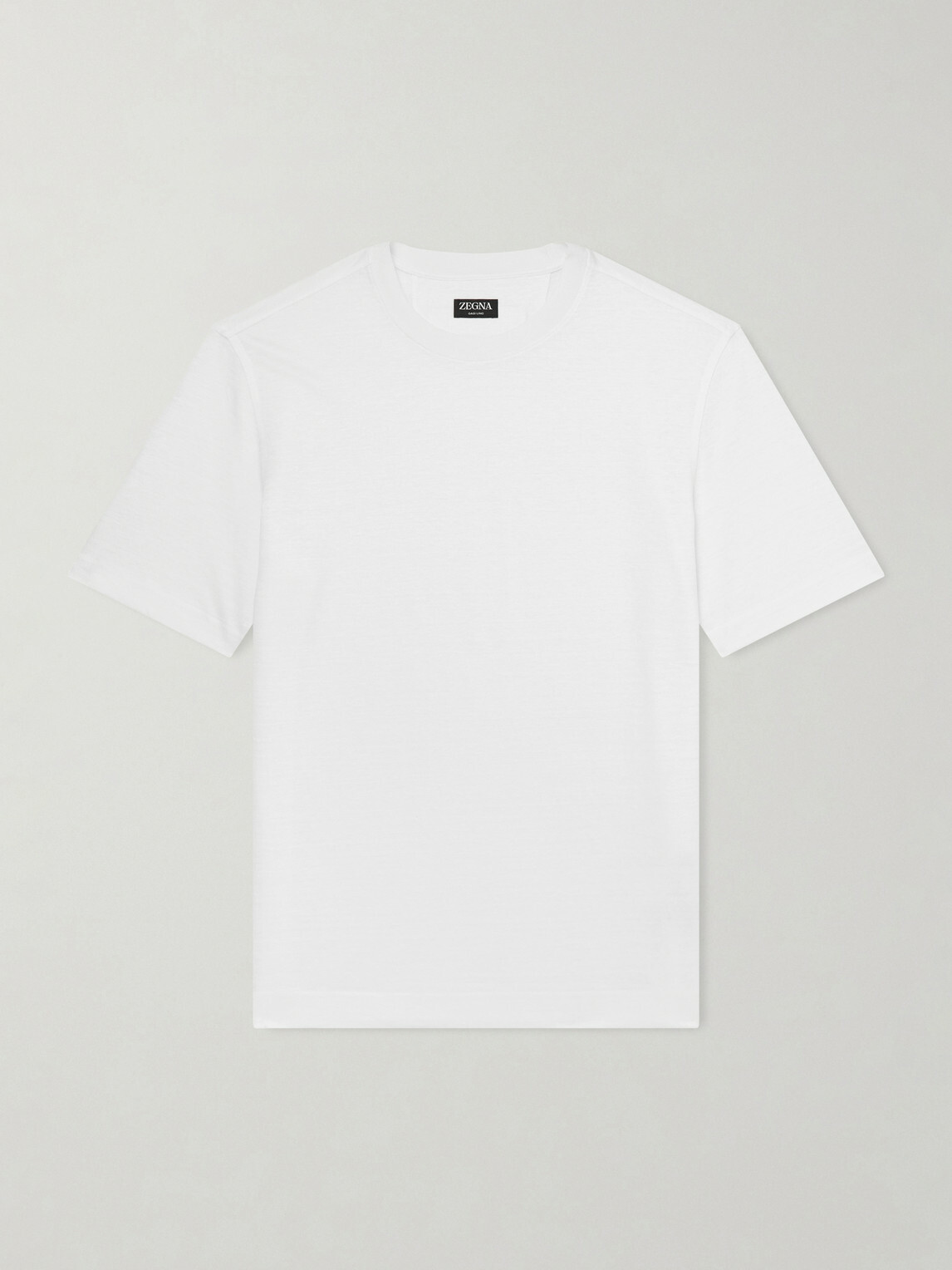 Zegna - Oasi Knitted Linen T-Shirt - White