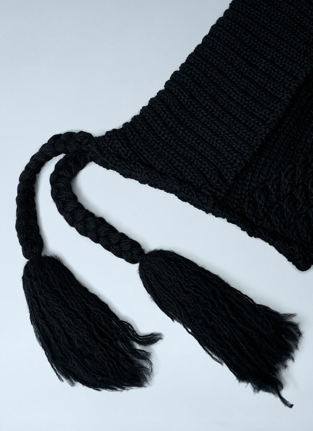 Yohji Yamamoto Aran Hooded Hat