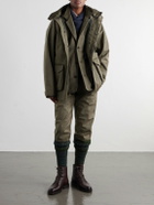 Purdey - Hooded Shell-Tweed Field Jacket - Green