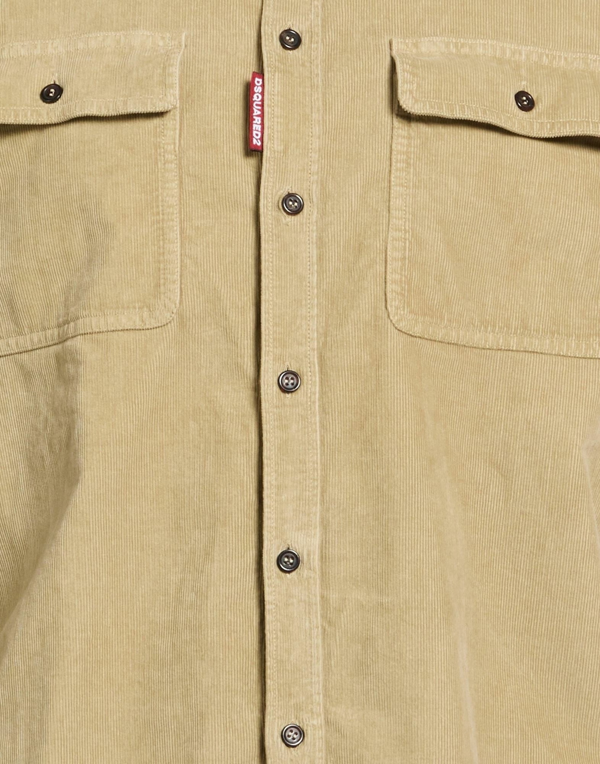 Dsquared2 Mens Shirt Khaki