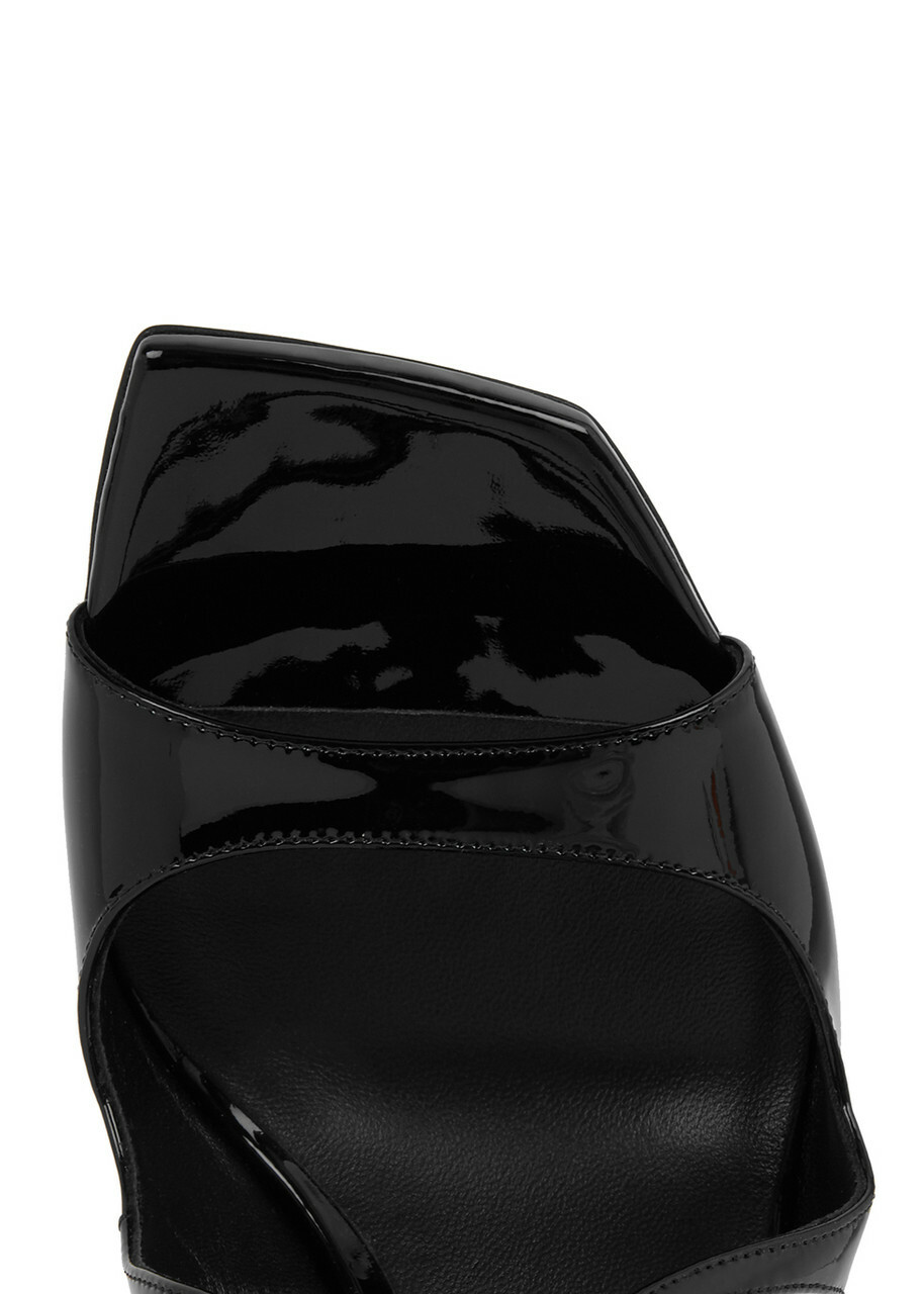 Jimmy Choo Azia 95 Black Patent Leather Sandals Jimmy Choo Jimmy Choo Azia 95 Black Patent Leather Sandals Jimmy Choo