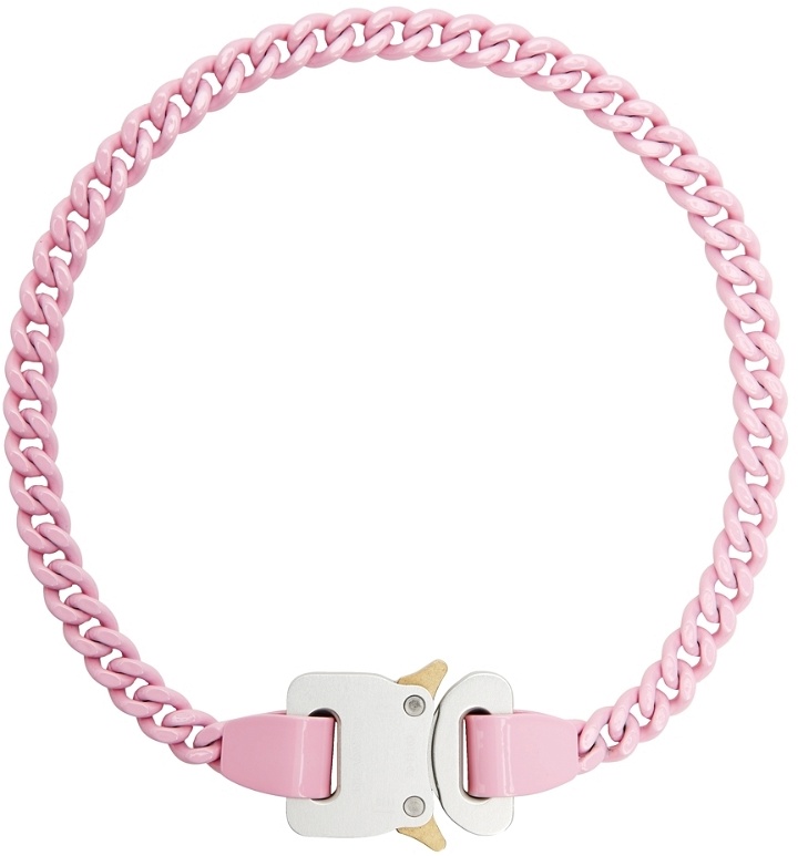 Photo: 1017 ALYX 9SM Pink Chain Link Buckle Necklace