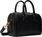 Marine Serre Black Moon Canvas Strike Bag