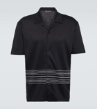 Loro Piana Embroidered cotton-blend shirt