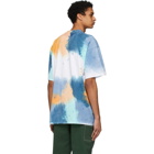 MSGM Multicolor Watercolor Pattern T-Shirt