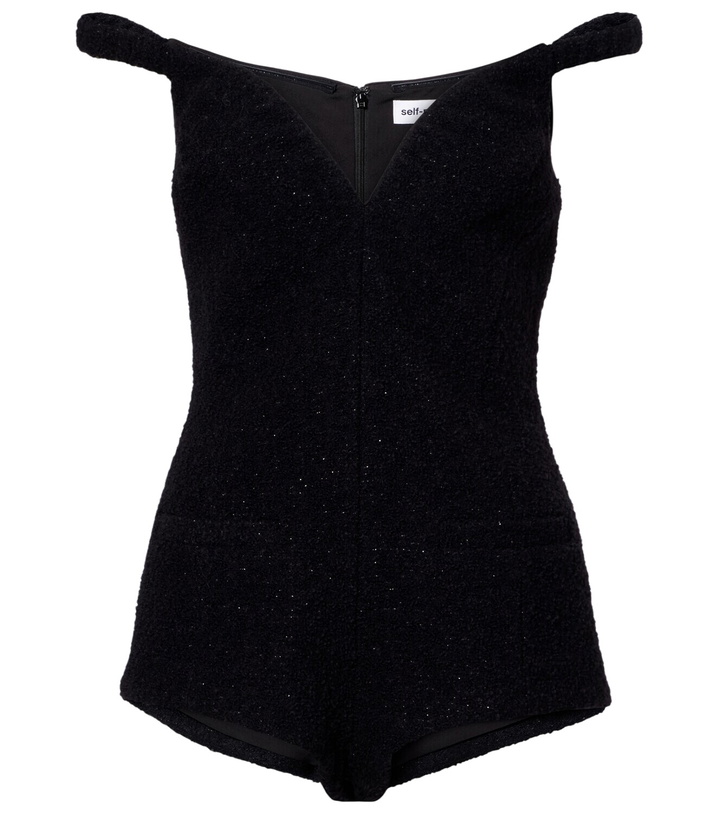 Photo: Self-Portrait Off-shoulder romper