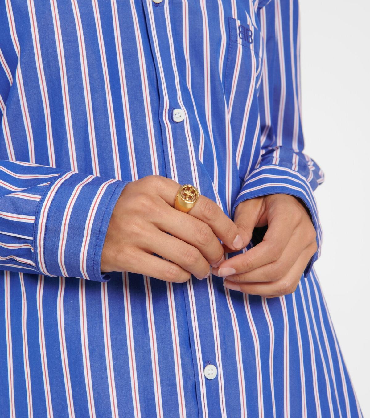 Balenciaga - BB signet ring Balenciaga