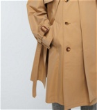 Alexander McQueen Cotton gabardine trench coat