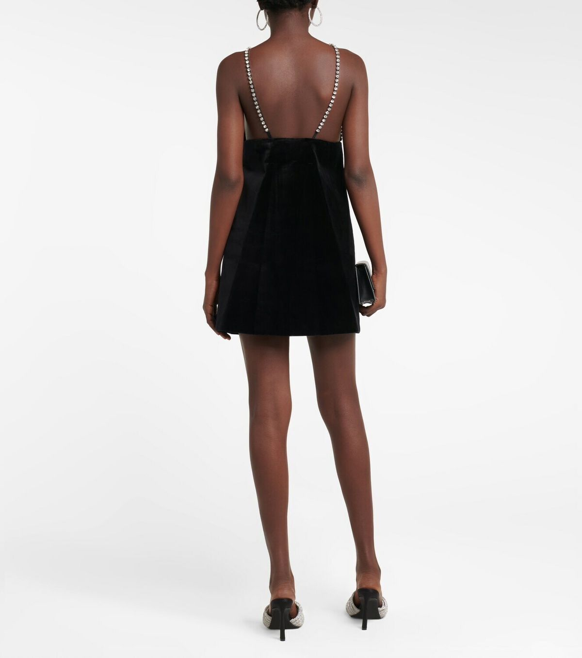 Dodo Bar Or Embellished velvet minidress