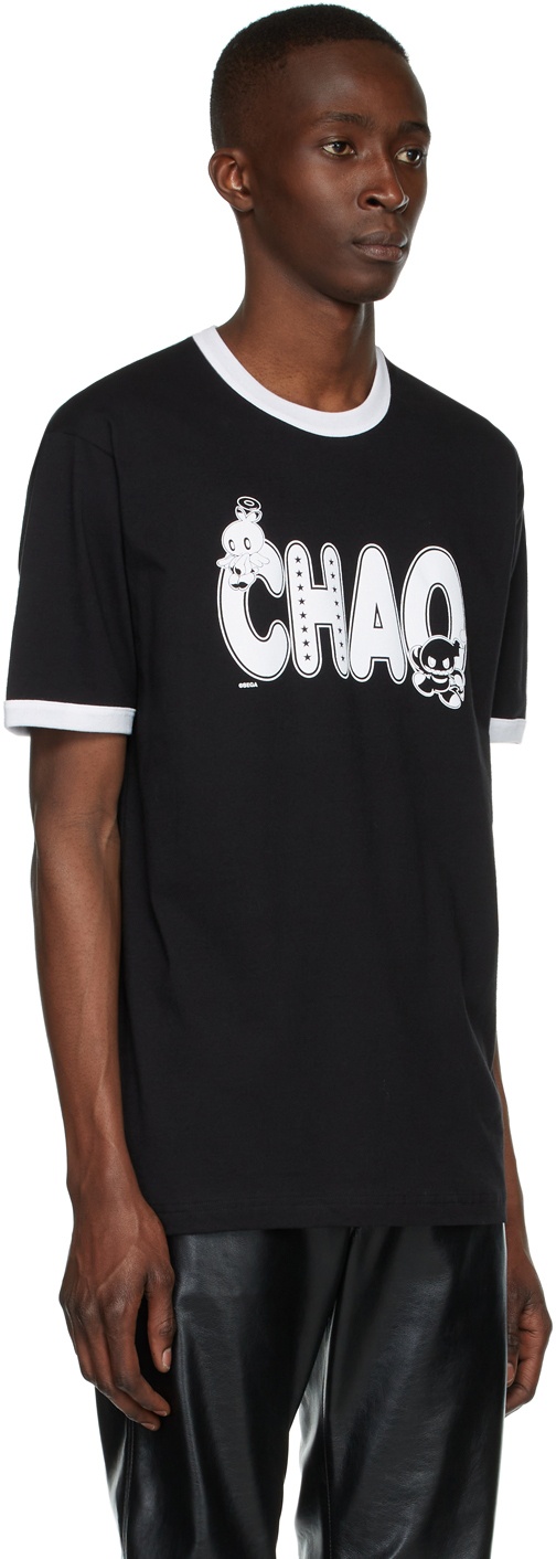 Stray Rats Black Sonic The Hedgehog Edition Chao Ringer T-Shirt
