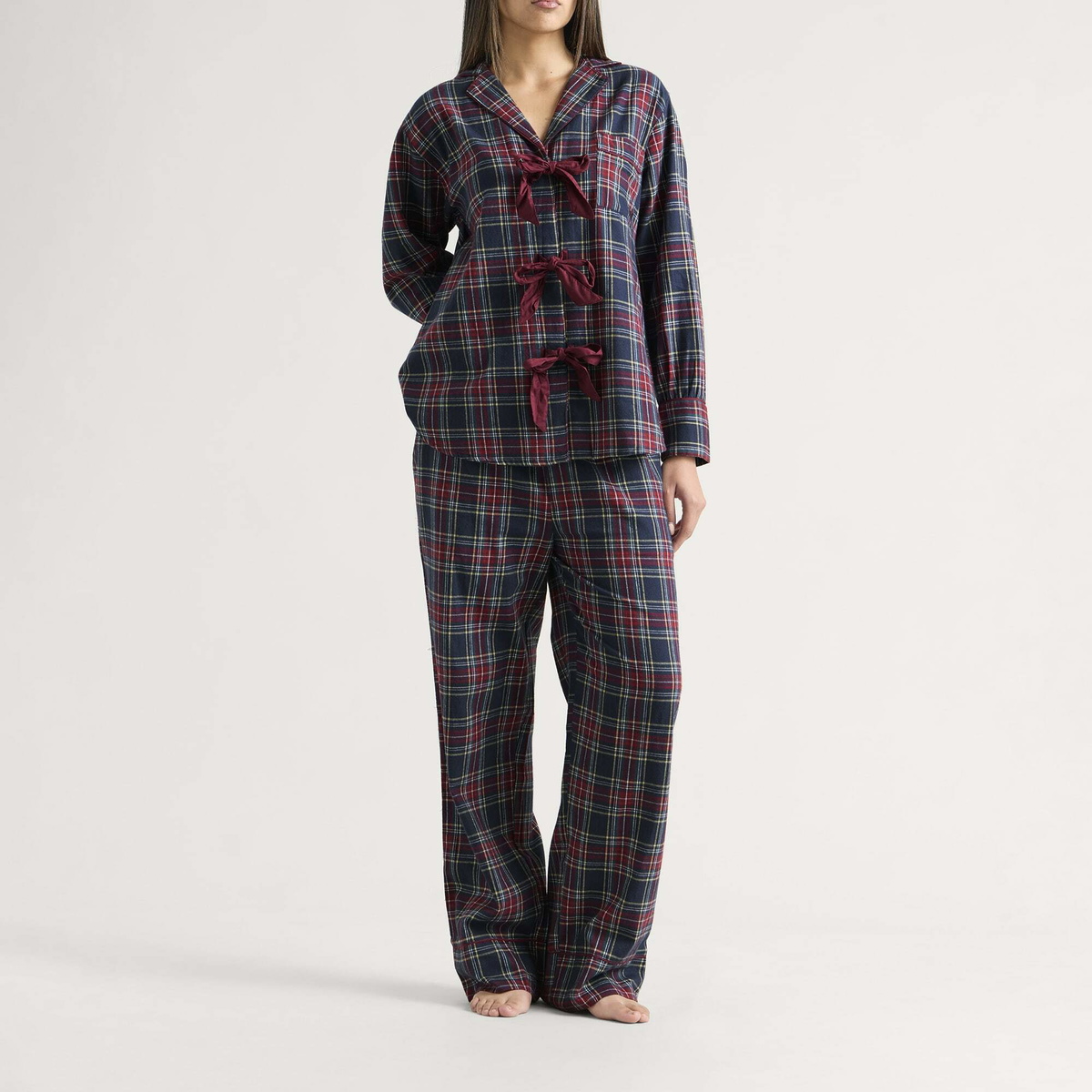 Damson Madder Women's Antonella Pyjama Set in Malbec