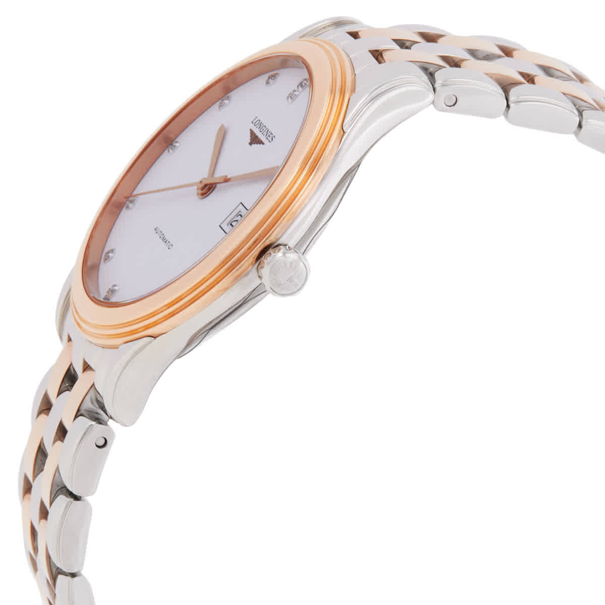 Longines Flagship Automatic Diamond Watch L4.974.3.99.7