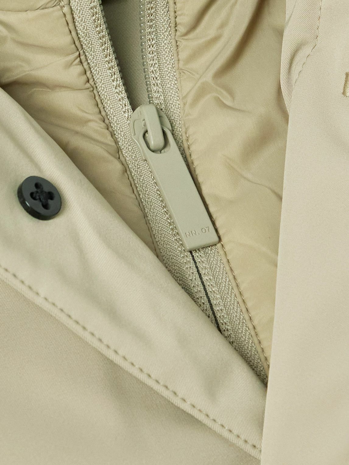 NN07 - Blake 8240 Coated-Twill Trench Coat - Neutrals