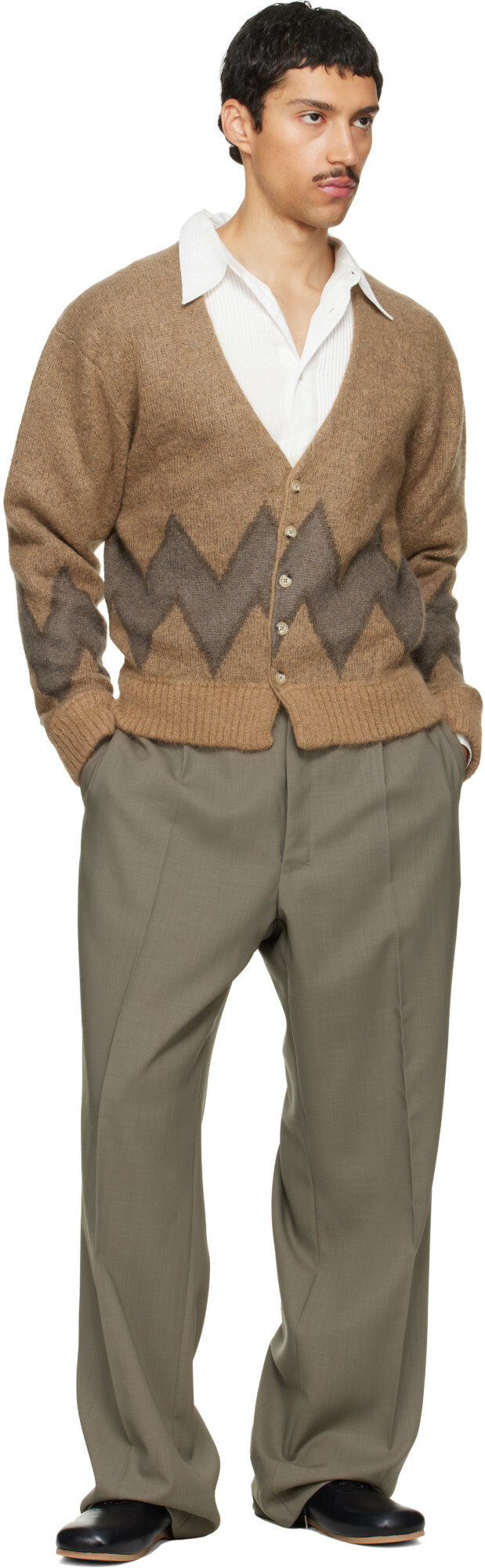 Second/Layer Gray Tio Trousers