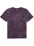 KAPITAL - Tie-Dyed Cotton-Jersey T-Shirt - Purple