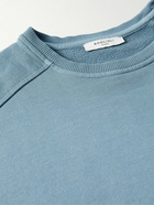 Boglioli - Garment-Dyed Cotton-Jersey Sweatshirt - Blue