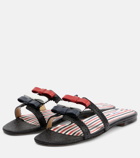 Thom Browne - Bow leather slides