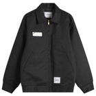 WTAPS Men's 16 Quilted Work Jacket in Black
