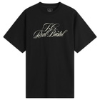 F.C. Real Bristol Men's Script T-Shirt in Black