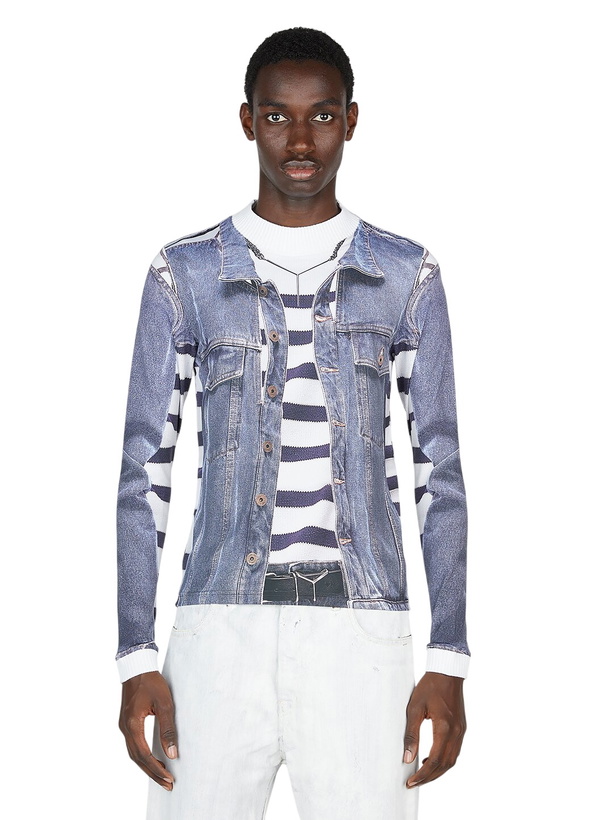 Photo: Y/Project x Jean Paul Gaultier Trompe L'Oeil Jacket Top