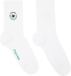 Palmes Two-Pack White Low Socks