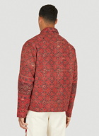 Vintage Kantha Work Jacket in Red