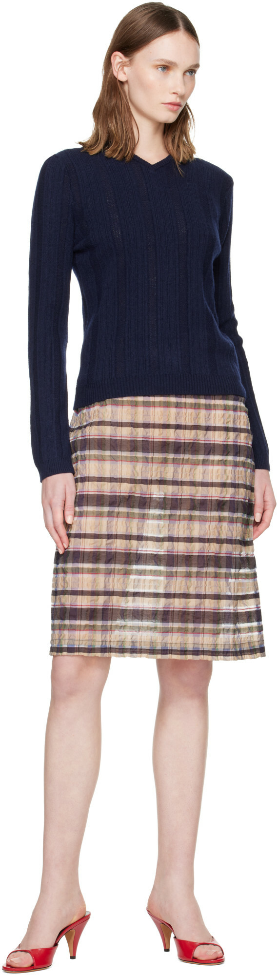 Paloma Wool Navy Clot Sweater
