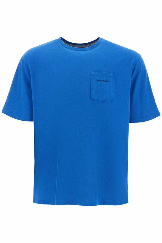 Photo: PATAGONIA responsibili-tee pocket t Blue
