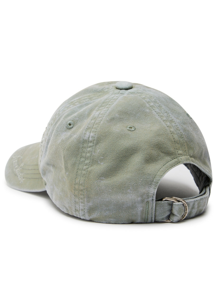 Acne Studios Logo-embroidered Cotton cap - Grey - One Size