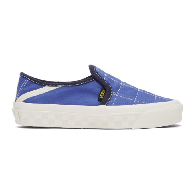 Photo: Vans Blue Taka Hayashi Edition 47 LX Slip-On Sneakers