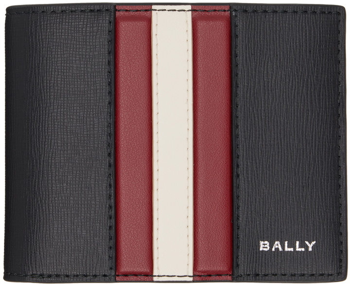 Photo: Bally Black Ribbon Bifold Wallet