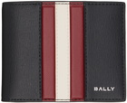 Bally Black Ribbon Bifold Wallet