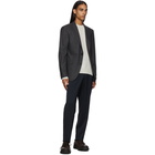 Ermenegildo Zegna Navy Wool Cinch Trousers