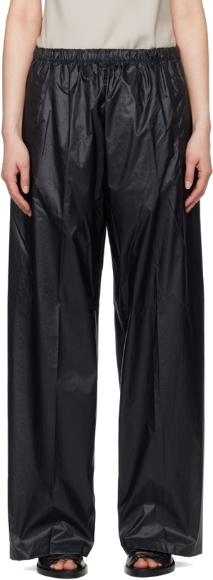 Photo: Gabriela Coll Garments Black No.287 Technical Flap Pocket Trousers