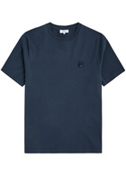 Maison Kitsuné Logo Cotton T-shirt Navy