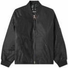 Barbour Men's Heritage+ Flyer Wax Field Jacket in Black