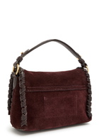 Anya Hindmarch Mortimer Leather and Suede Cross-body bag - Burgundy - One Size